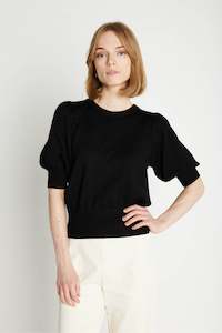 Womens Tops: Rue De Femme - Sorrel Knit in Black