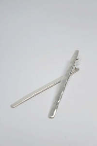 Paloma Black Jewellery: Silver, Long Stud Earrings - #112