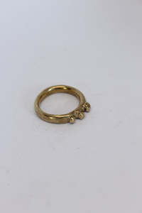 Brass Tiara Stacker Ring - #103