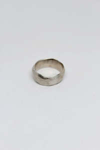 Silver Wavy, Textured Ring  - #98