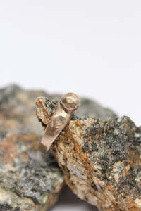 Bronze Solitaire Ring - #93