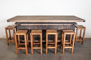 Products: Black Dog Furniture Woolpress bar leaner sale NZ
