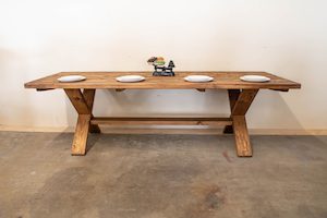 X-Leg Outdoor Table - Black Dog Furniture