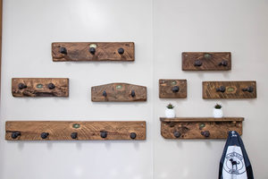 Wall Mounted Coat Rack - Black Dog Furniture