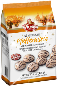 Christmas: Wicklein Pfeffernuese with Dark Choc Squiggles 300g