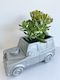 Silver Landrover Antique Pot