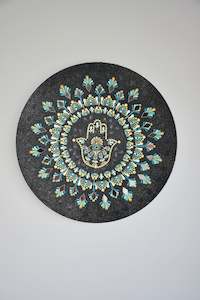 Homeware: Hamsa Mandala Guardian of Light