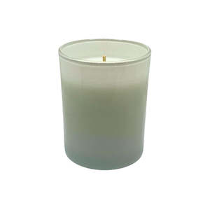 Candles Sale: Small Gloss White Candle - Pink Champagne