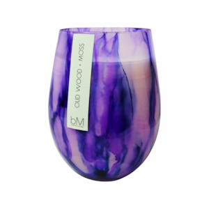 Watercolour Purple - Oud Wood + Moss