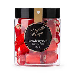 Charlotte Piper Handmade Chocolates: Charlotte Piper Strawberry Rock Candy 190g