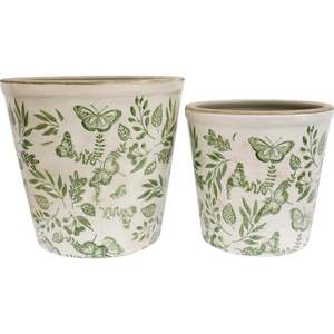 Lavida: Planters S/2 Enchanted Lrg