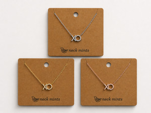 Fabienne Necklace: XO PENDANT