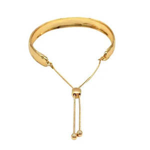 HAMMERED CUFF SLIDER- GOLD