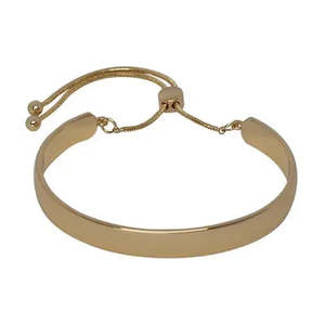 PLAIN CUFF SLIDER- GOLD