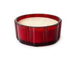 Candles: Retro Amber Bowl- Persian Pepper | Jasmine & Magnolia