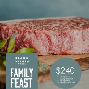 Nz Wagyu: Black Origin Family Feast Box