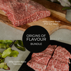 Origins Of Flavour Bundle | Oyster Blade/Flat Iron combo