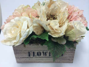 Flower Arrangements: Artificial flower Crate