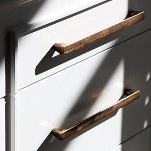 Straight Slim Cabinet Handle - BlacksandBronze