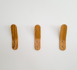 Curve Peg - Black Sand Eco Homewares