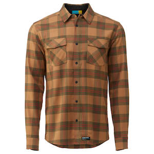 Clothing: STAGECOACH FLANNEL SHIRT DIRT PLAID 24