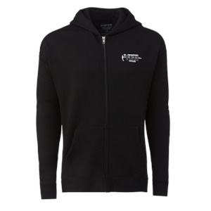 Yeti Casual Clothing: HERITAGE ZIP HOODIE BLACK