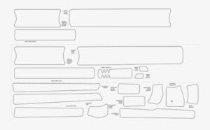 Frame Protector Kits: YETI FRAME PROTECTOR SHEET GEN 2 - SB130/SB150/SB140/SB165 GLOSS