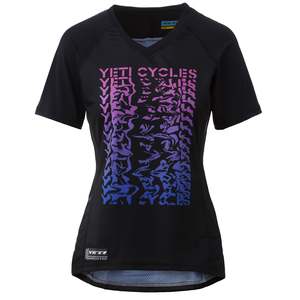 W'S ENDURO S/S JERSEY BLACK YETI MELT