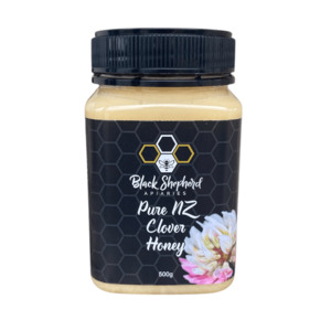 Products: Pure New Zealand Clover Honey 500g Black Shepherd Apiaries