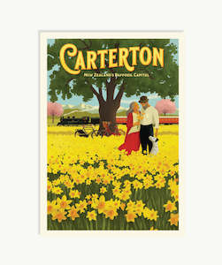 Wairarapa: Carterton Daffodil Postcard
