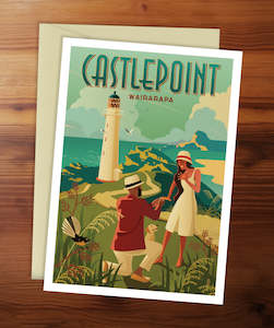 Castlepoint Proposal Greeting Card