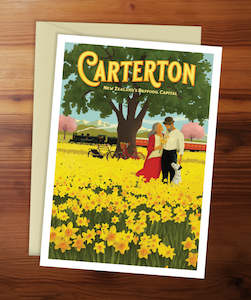 Carterton Daffodil Greeting Card