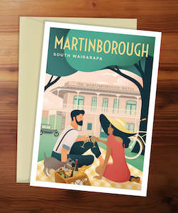 Martinborough Picnic Greeting Card