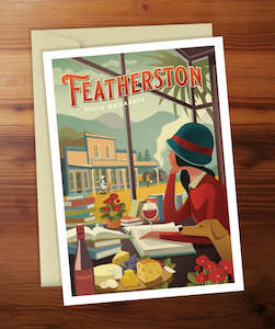 Featherston Reader Greeting Card