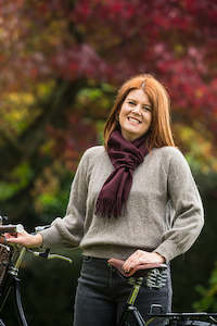 Scarves And Riding Wraps: Claret Scarf - Bronte by Moon