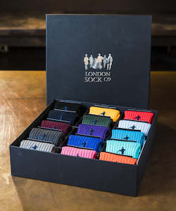 Socks: Fifteen Pair Gift Box - Simply Sartorial - By London Sock Company