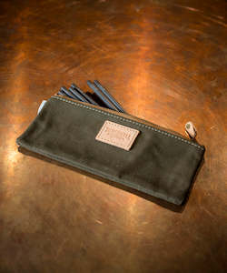 Cards And Stationery: Blackwell and Sons Pencil Case - Olive