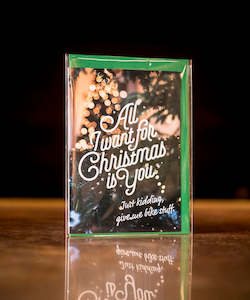 Cards And Stationery: Gift Card - All I Want for Christmas is You