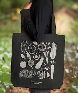 Bags: Blackwell Heritage Harvest Tote Bag - Cream on Coal