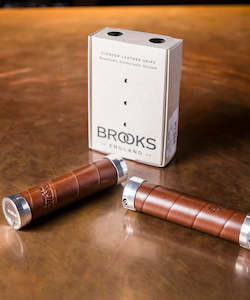 Brooks: Brooks Slender Grips - Brown 130mm