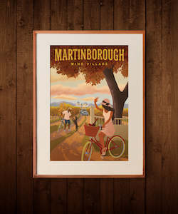 Limited Edition Art Prints: MARTINBOROUGH WINE VILLAGE - Blackwell Press Exclusive