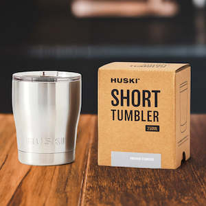 Huski Short Tumbler 2.0 - Brushed Stainless