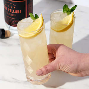 Drinkware And Dishware: Viski Gem Crystal Highball Glasses - Set of 2