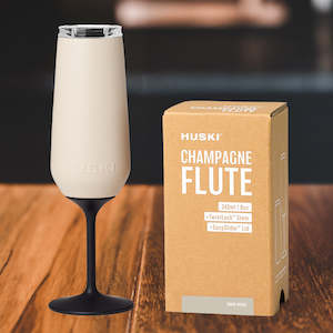 Outdoor Living And Dining: Huski Champagne Flute - Sand Beige