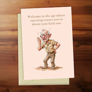 Birthday Card - Welcome to the age where