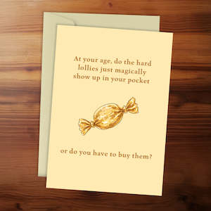 Birthday Card - At your age