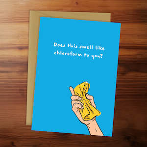 Card Pretty Funny - Does this smell like chloroform