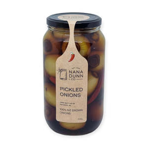 Sauces Jams And Condiments: Nana Dunn and Co - Pickled Onions - Chilli (1kg)