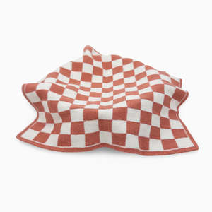 Homewares: Ecovask Multi Cloth 2-Pack - Coral Chequer