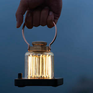 Outdoor Living And Dining: Barebones Block Tower Lantern